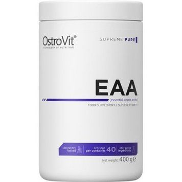 Амінокислота для спорту OstroVit EAA 400 g /40 servings/ Strawberry 936925 фото