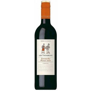 Вино Les Vignerons &laquo;Grenache Pinot Noir&raquo; червоне 0.75 л (WHS3263280111553) 818468 фото