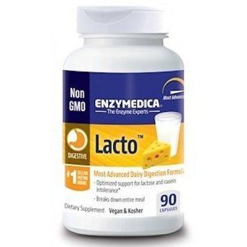 Enzymedica Lacto Ферменти для перетравлення молочних продуктів 90 капсул 779565 фото