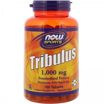 Бустер тестостерону Now Foods Tribulus 1000 mg, 180 Tablets 686443 фото