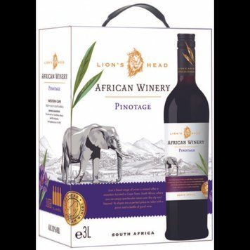 Вино African Winery Pinotage BiB червоне сухе 3 л (VTS3838320) 1062673 фото