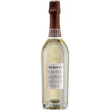 Шамапнское Merotto Castel Prosecco Superiore Extra Dry Millesimato (0,75 л) (BW45882) 522779 фото