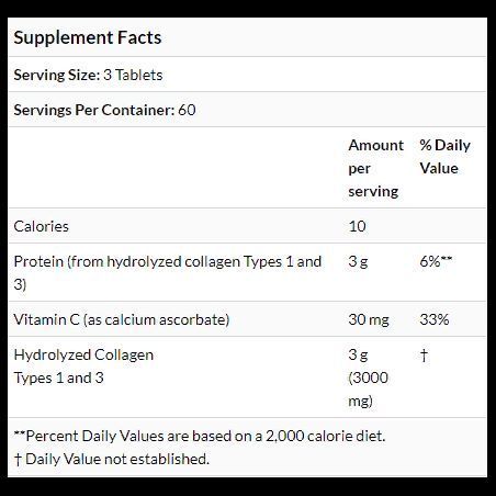 Doctor's Best, Collagen Types 1 and 3 with Vitamin C, 1,000 mg, 180 Tablets (DRB-00204) 624088 фото