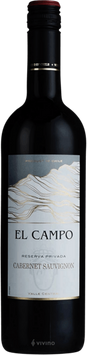Вино El Campo Cabernet Sauvignon Reserva Privada червоне сухе 0.75 л (YL7804661041241) 1373862 фото