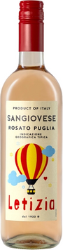 Вино Letizia Sangiovese рожеве напівсолодке 9.5% 0.75 л (AS8000020567306) 1219246 фото