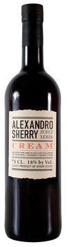 Херес, Alexandro, Cream, 18%, біле солодке, 0,75 л (PRV8437007529494) 794296 фото