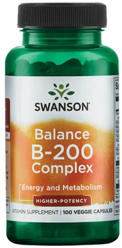 Swanson, Balance B-200 Complex 100 veg caps (SWA-11644) 608001 фото
