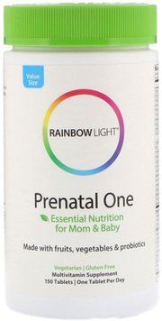 Rainbow Light Just Once Prenatal One Food-Based Multivitamin 150 Tabs Витамины для беременных 535493 фото