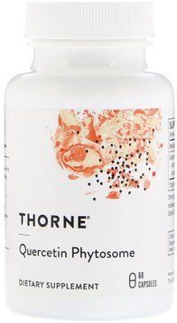 Thorne Research, Quercetin Phytosome, 60 Capsules (THR-00435) 608414 фото