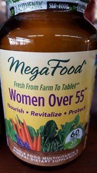 MegaFood Women Over 55 Whole Food Multivitamin & Mineral Iron Free 60 Tabs Вітаміни для жінок 55+ 552260 фото