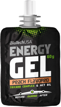 BioTechUSA Energy Gel 60 g Peach 414439 фото