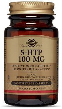 Solgar 5-HTP 100 mg 30 Vegetable Capsules 494092 фото