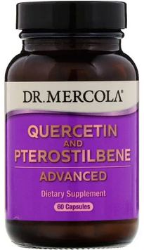 Dr. Mercola Quercetin and Pterostilbene 250 mg / 25 mg Кверцетин і птеростільбен 60 капсул 800225 фото