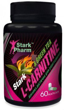 Жиросжигатель Stark Pharm L-Carnitine & Green Tea Extract 600 mg 60 caps 392394 фото