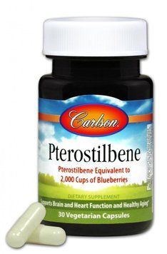 Carlson Labs Pterostilbene 30 Vcaps 488770 фото