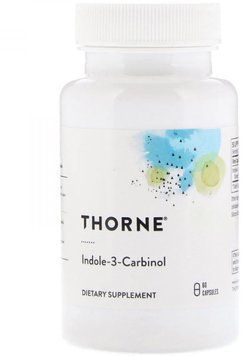 Thorne Research Indole-3-Carbinol 60 Veg Caps Індол-3-карбінолу 531438 фото