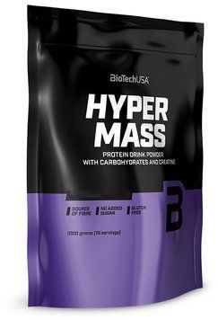 Гейнер BiotechUSA Hyper Mass 5000 1000 g / 15 servings / Strawberry 774853 фото