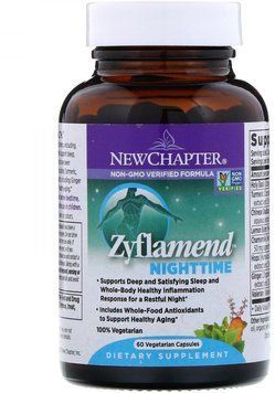 New Chapter Zyflamend Nighttime 60 Liquid Vcaps Здоровий сон 551853 фото