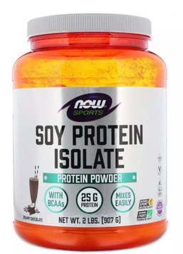 Протеин Now Foods Soy Protein Isolate Изолят соевого протеина вкус сливочного шоколада 907 г 890812 фото