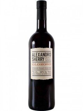 Херес Alexandro, Oloroso, 20%, біле сухе, 0,75 л (PRV8437012433298) 794297 фото