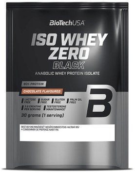 BiotechUSA Iso Whey Zero Black 30 g Chocolate 1478320 фото