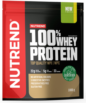 Протеин Nutrend 100% Whey Protein 1000 g /33 servings/ Strawberry 843836 фото
