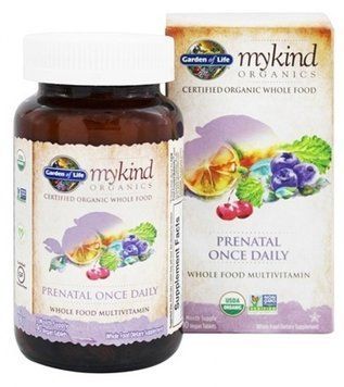 Garden of Life MyKind Organics, Prenatal Once Daily, 90 Vegan Tablets (GOL-11857) 681594 фото