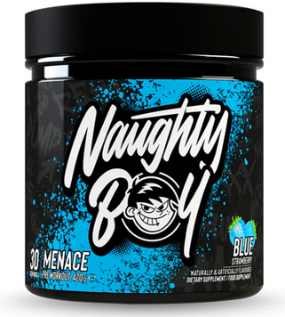 Передтренувальний комплекс Naughty Boy Menace 420 g / 30 servings / Blue Strawberry 1182989 фото