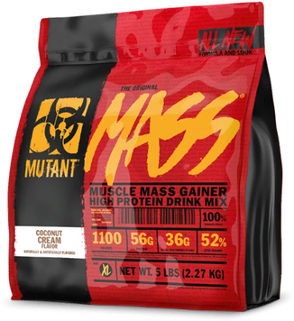 Гейнер Mutant Mass 2270 g / 8 servings / Coconut Cream 690589 фото
