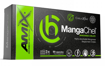 Ami ChelaZone MangaChel Manganese Bisglycinate Chelate 90 veg caps / 90 servings 1059668 фото