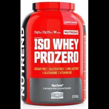 Nutrend Iso Whey ProZero 2250 g / 90 servings / strawberry cheesecake 1101889 фото
