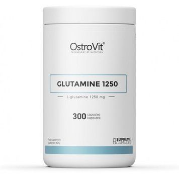 Амінокислота для спорту OstroVit Glutamine 1250 300 capsules 936927 фото