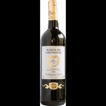 Вино Baron de Lirondeau Bordeaux червоне сухе 13.5% 0.75 л (WNF3211200211807) 1216880 фото