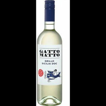 Вино Gatto Matto Grillo Sicilia белое сухое 11.5 % 0.75 л (VTS2903710) 1225397 фото