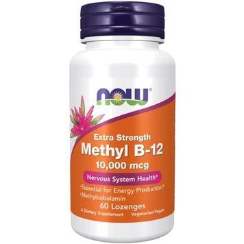 Now Foods Methyl B-12 10000mcg - 60 lozenges 1449621 фото