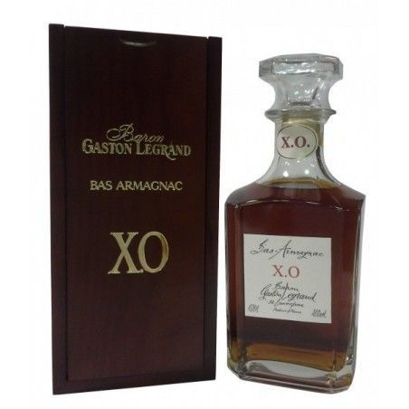 Арманіяк Bas Armagnac Baron Gaston Legrand XO Carafe Wood Gift 40% 0.7л (VTS5515240) 904595 фото