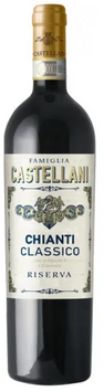 Вино Castellani Chianti Classico Riserva El.Famiglia DOCG червоне сухе 13% (0.75 л) (MAR8002153222447) 1150785 фото