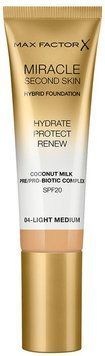 Max Factor Miracle Second Skin №04 Light Medium Тональна основа 30 ml 877277 фото