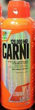 Жиросжигатель Extrifit Carni Liquid 120000 1000 ml /100 servings/ Wild Strawberry & Mint 525857 фото