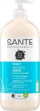Sante Family Extra Sensitive Shampoo БІО-Шампунь для чутливої шкіри голови алое віра та бісаболол 950 ml 895620 фото