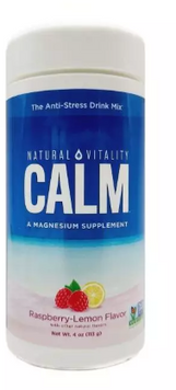 Natural Vitality CALM Powder Raspberry Lemon Антистресовий напій смак малина лимон 113 гр 1117618 фото