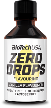 Замінник харчування BioTechUSA Zero Drops 50 ml /100 servings/ Vanilla 690277 фото