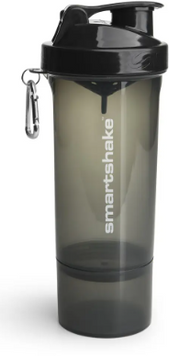 Шейкер Smart Shake Slim gunsmoke black 500 ml 1028575 фото