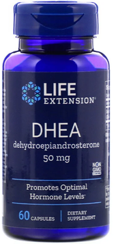 Life Extension DHEA, 50 mg, 60 Capsules (LEX-88206) 660353 фото