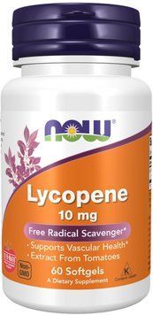 Now Foods Lycopene 10 mg - 60 softgels 1454297 фото