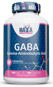 Haya Labs Gaba 500 мг Гамма-аминомасляная кислота 100 капсул 1051922 фото