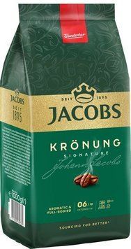 Кофе в зернах Jacobs Kronung 1 кг (8711000539330) 1355174 фото
