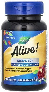Nature's Way Men's 50+ Complete Multivitamin - 50 Tablets 1453378 фото