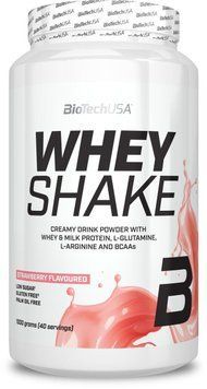 BiotechUSA Whey Shake 1000 g Strawberry 1478550 фото