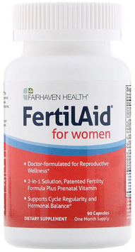 Fairhaven Health FertilAid for Women 90 Caps (FHH-00004) 585130 фото
